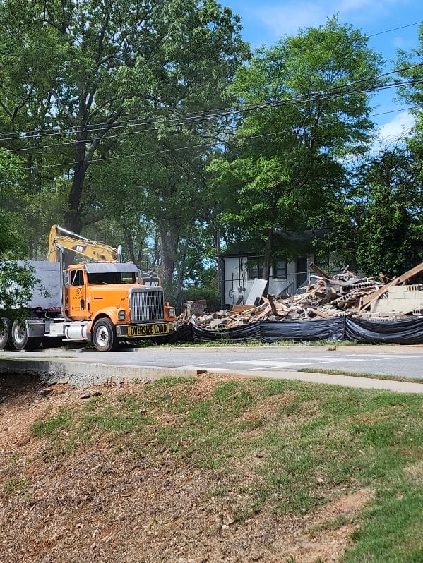 House fully demolished and prepared for clean up
