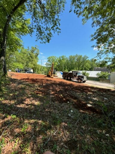 land leveled and cleared where ahouse once stood